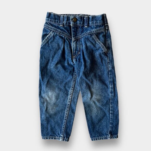 Vintage OshKosh B'gosh Double Yoke Blue Jeans 3T - Picture 1 of 10